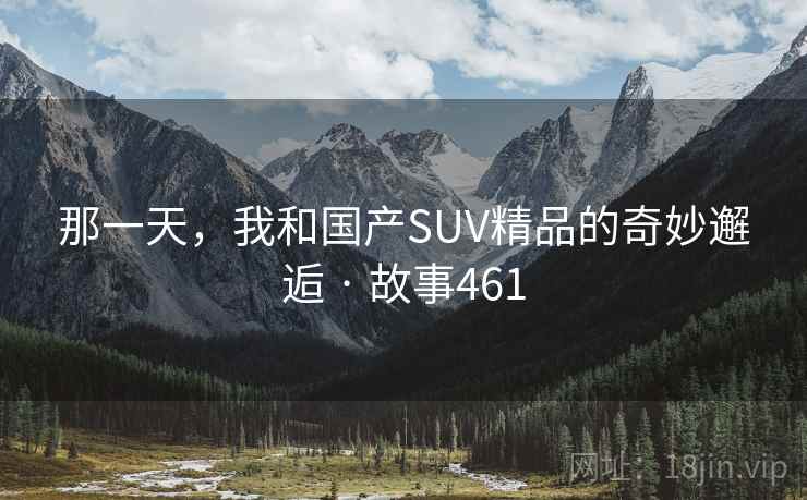 那一天,我和国产SUV精品的奇妙邂逅 · 故事461